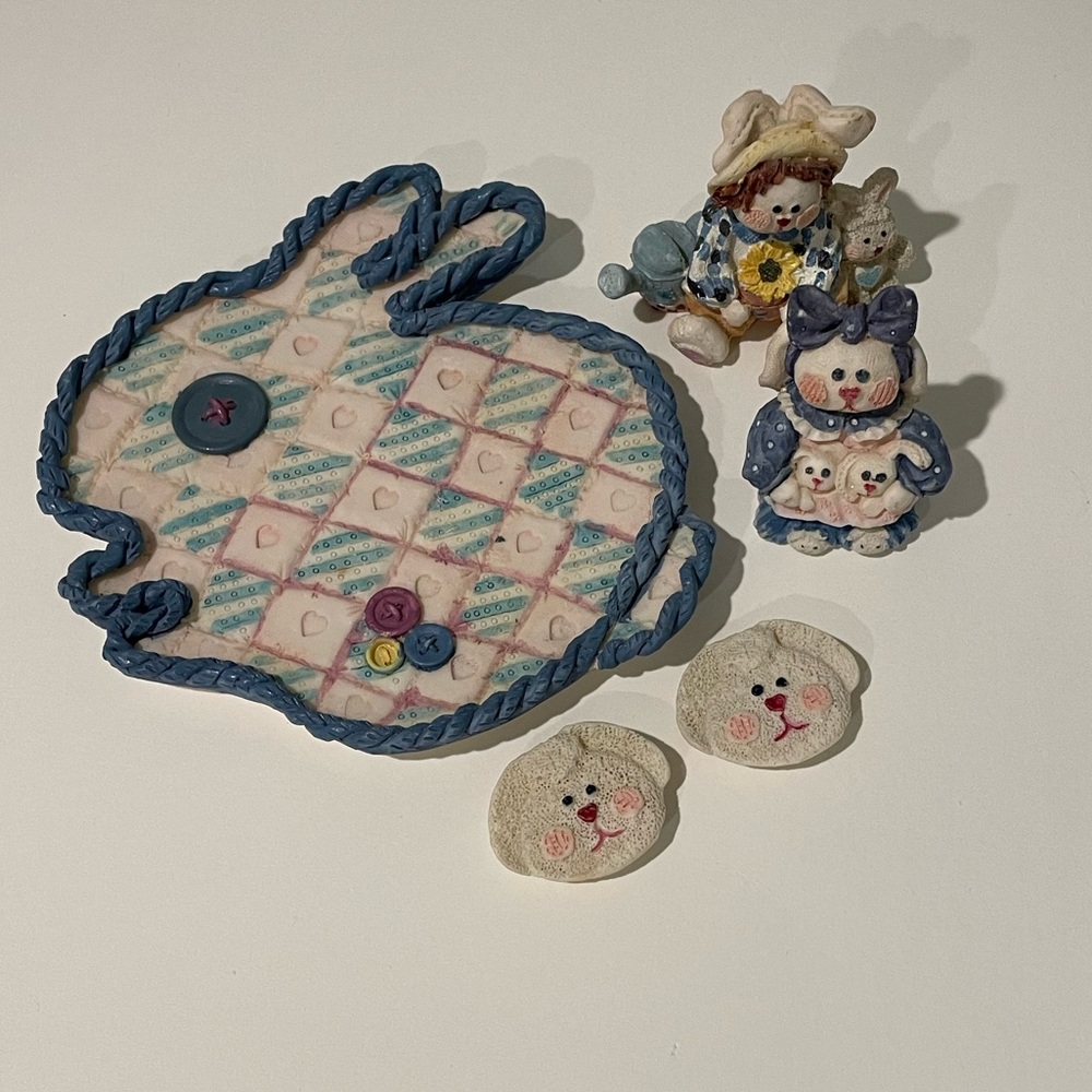 Miniature Tea Set - Bunny Rabbit Theme - Picture 2 of 3